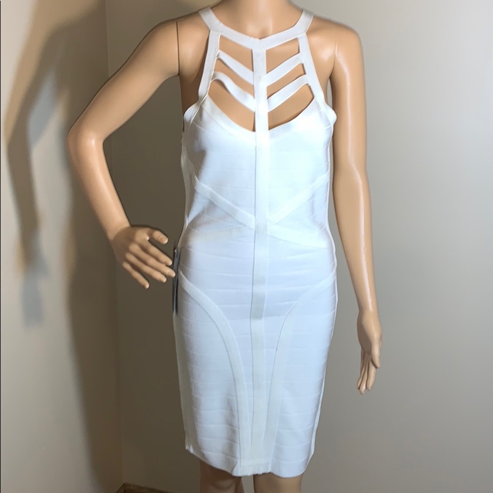 Bebe Miranda Bandage dress size medium